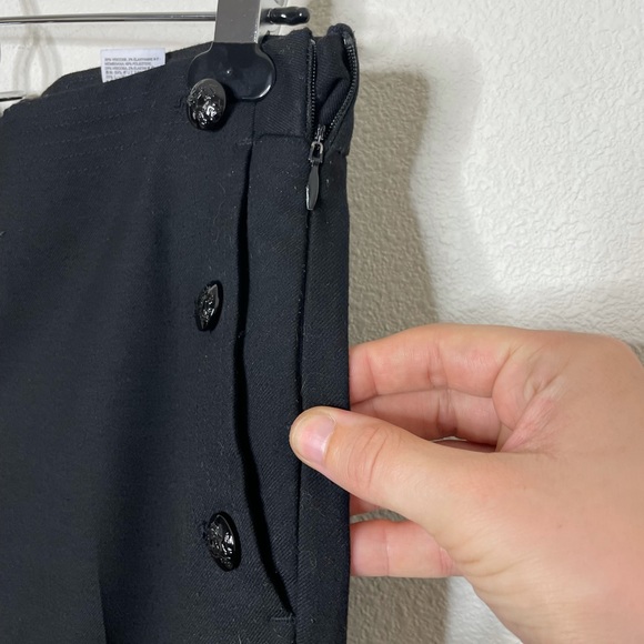 Banana Republic Logan Pants Size 2 Black Slacks Professional Business Pants - Picture 5 of 8